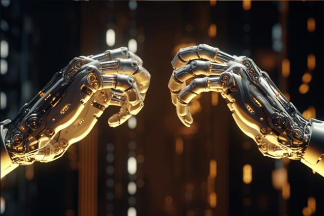 人工智能 机械手臂 AI (1) (图片来源:AI合成) 人工智能 机械手臂 AI (1)